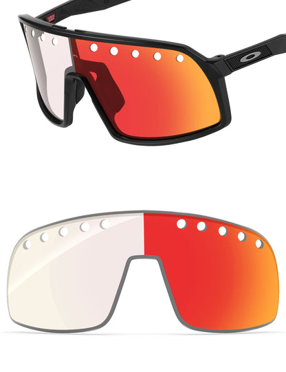 Fire Red FlashMirror™ Photochromic-Non-Polarized
