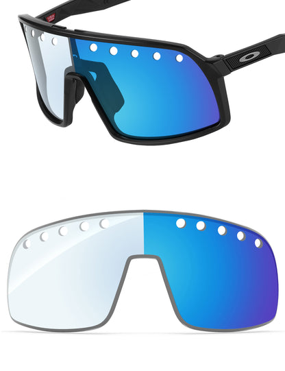 Sky Blue FlashMirror™ Photochromic-Non-Polarized