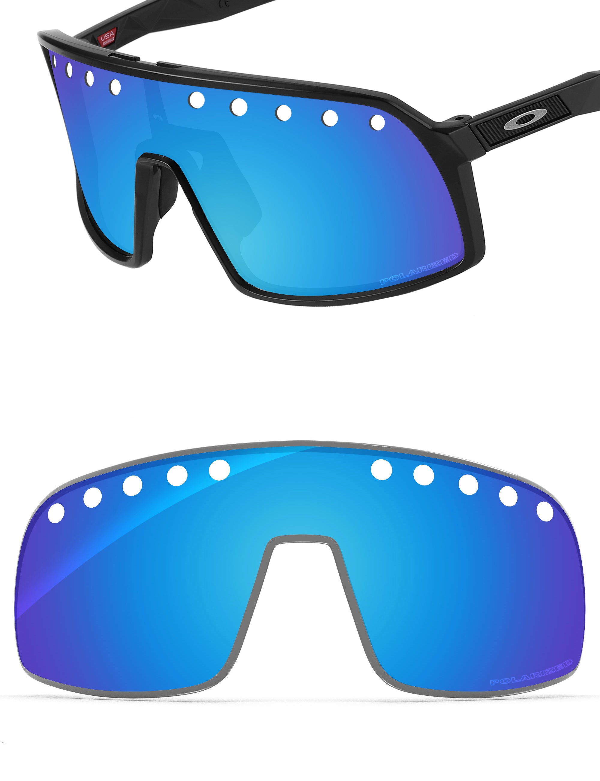Sky Blue FlashMirror™-Polarized