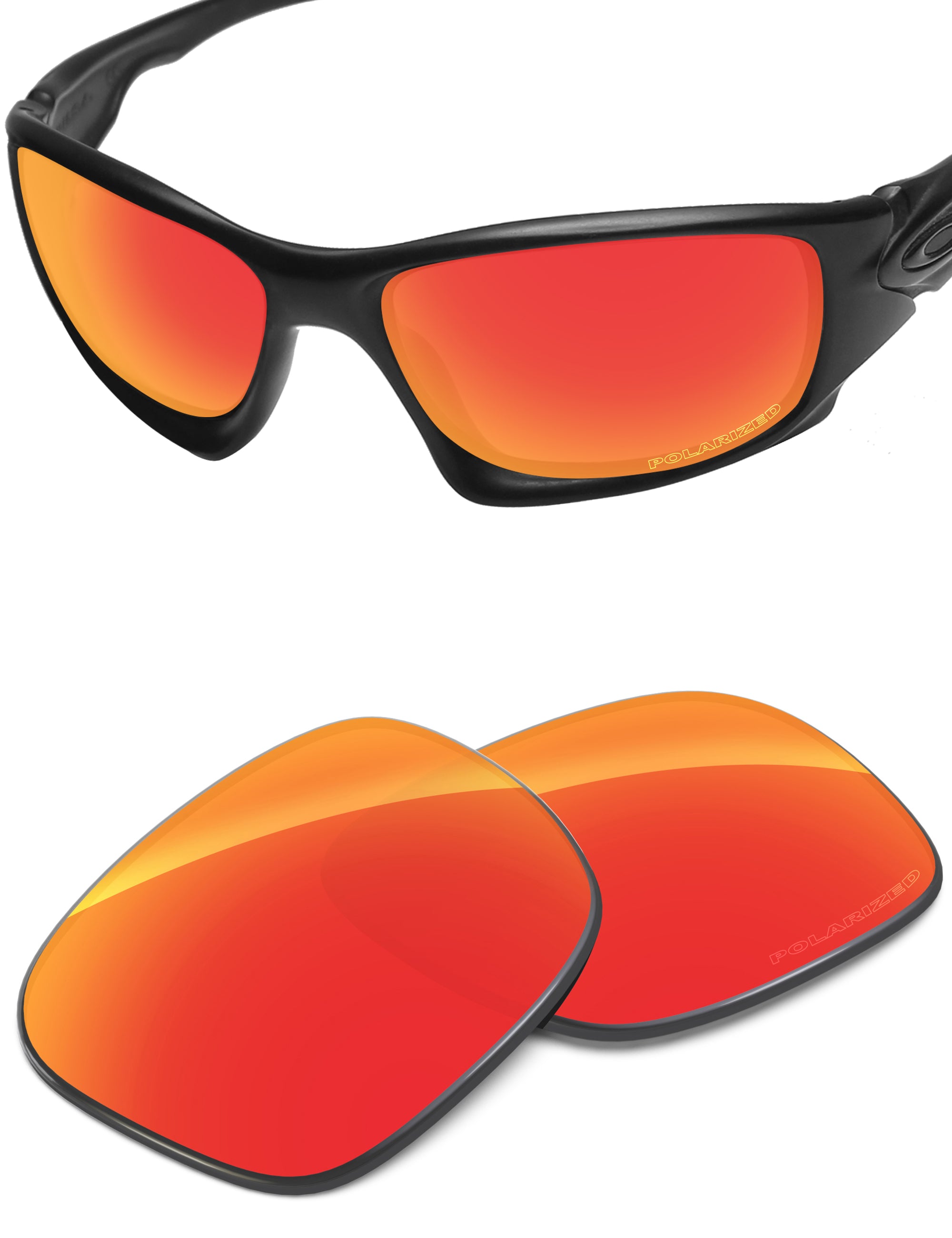 Fire Red FlashMirror™-Polarized