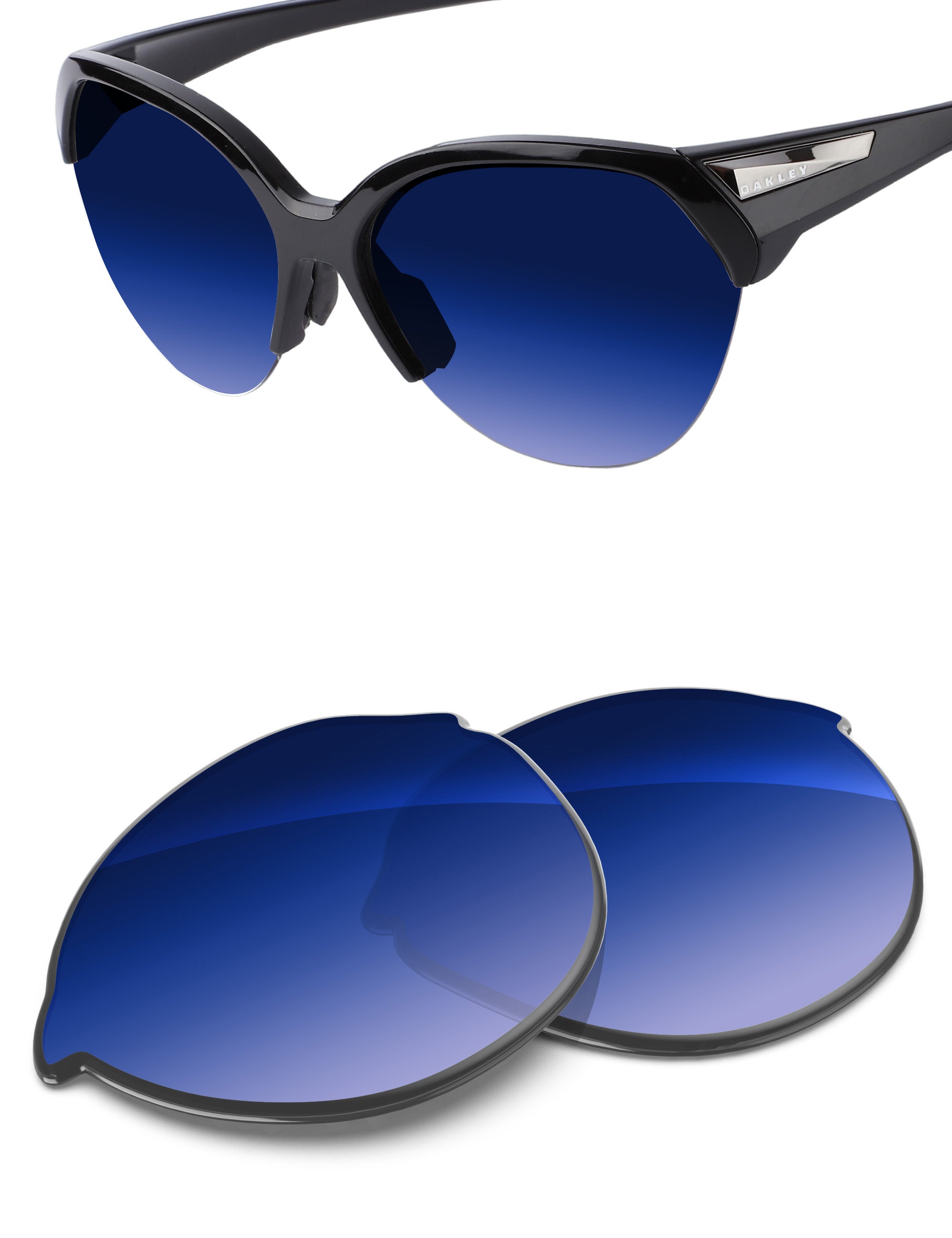 Aqua Blue Gradient-Non-Polarized