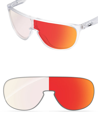 Fire Red FlashMirror™ Photochromic-Non-Polarized