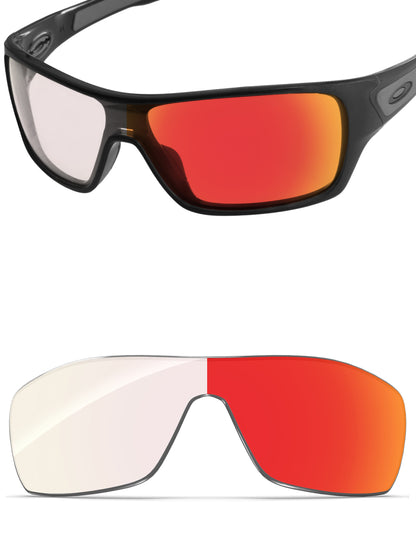 Fire Red FlashMirror™ Photochromic-Non-Polarized