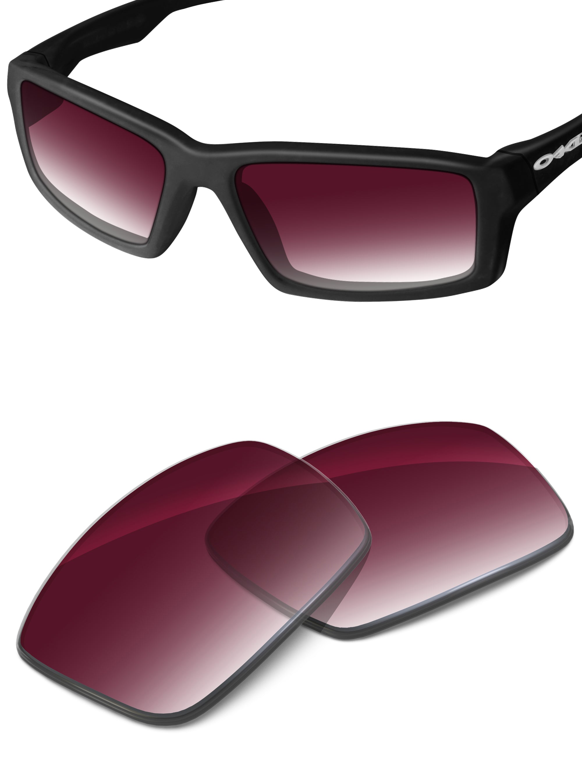 Wine Red Gradient-Non-Polarized
