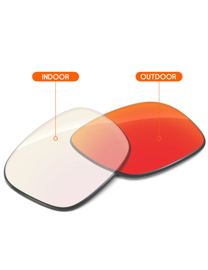 Fire Red FlashMirror™ Photochromic-Non-Polarized