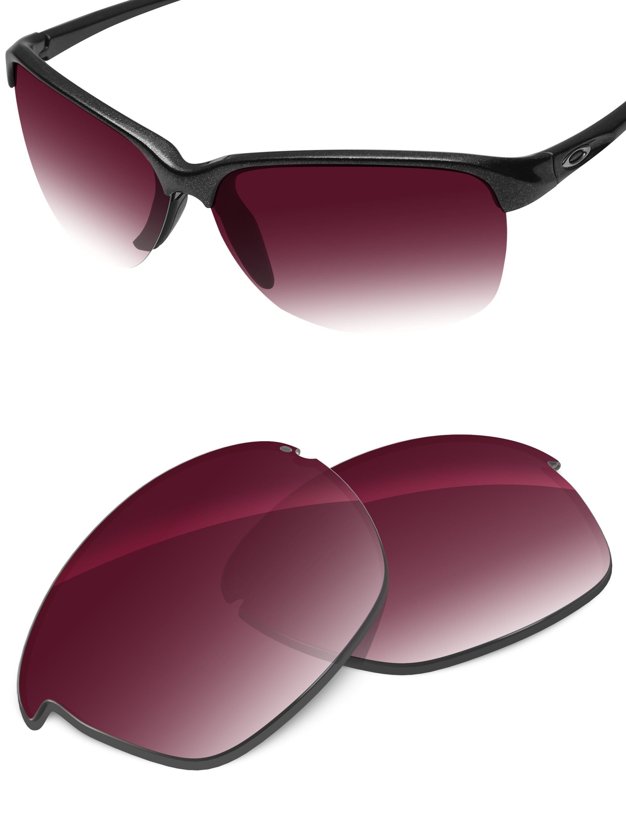 Wine Red Gradient-Non-Polarized