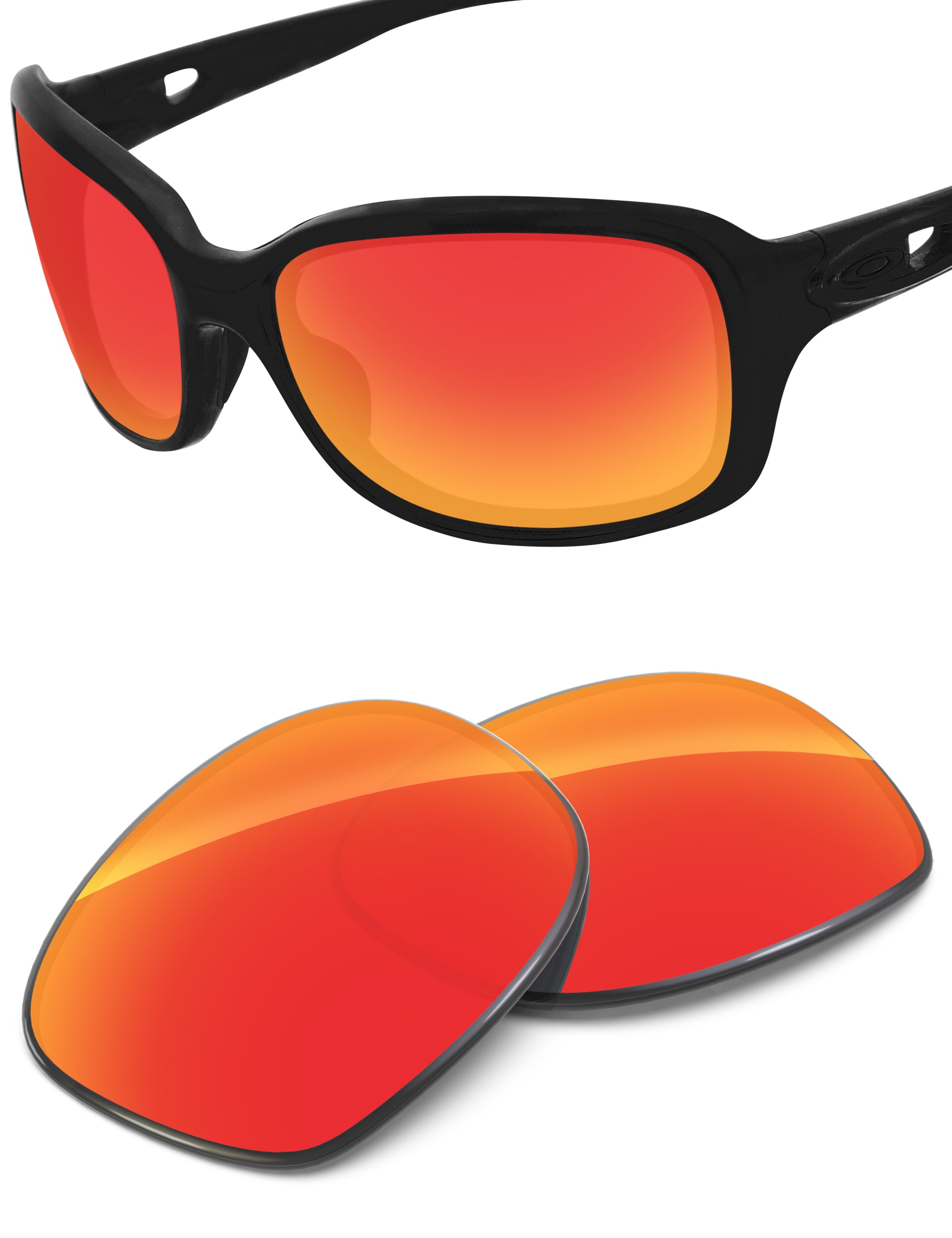 Fire Red FlashMirror™-Non-Polarized