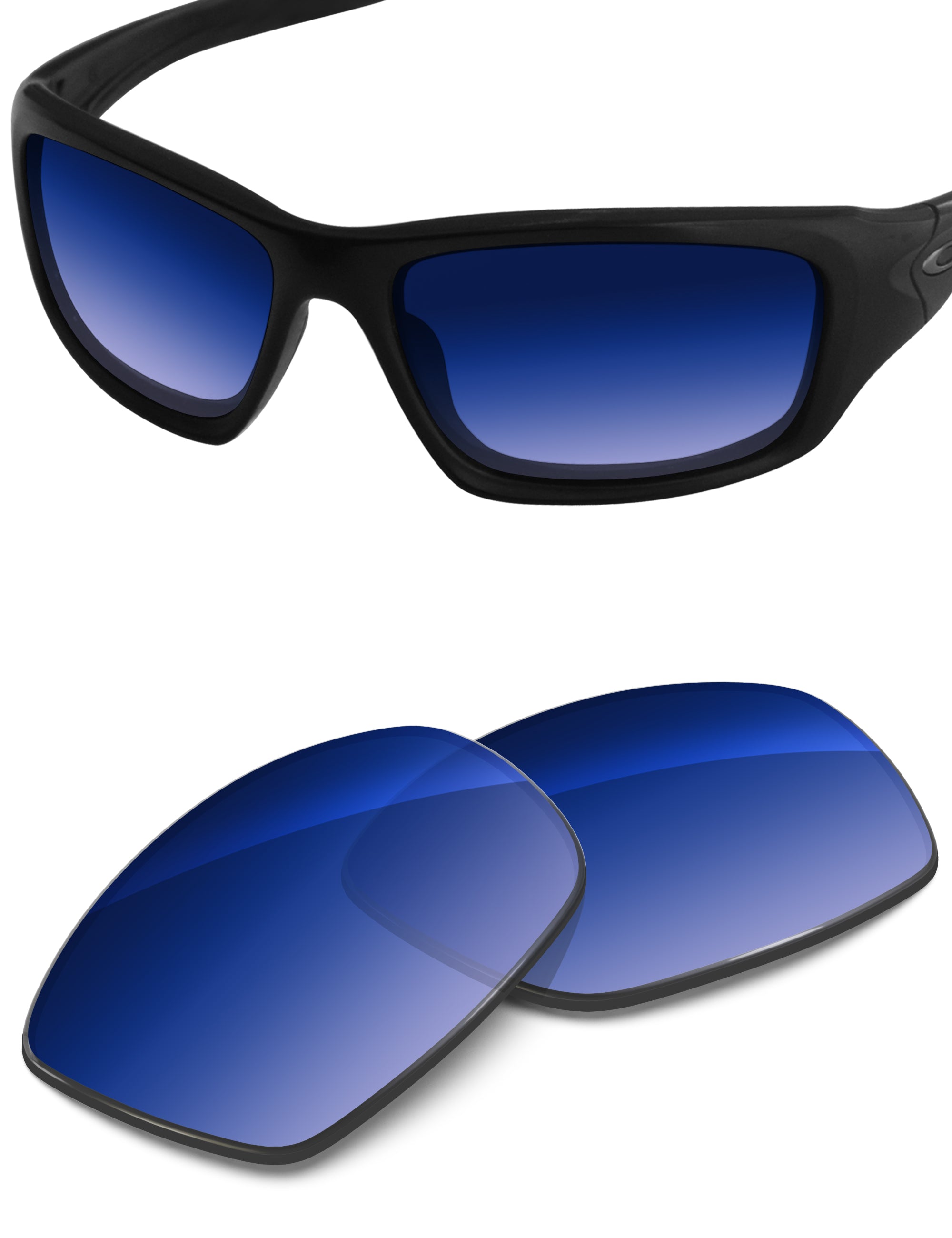 Aqua Blue Gradient-Non-Polarized