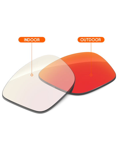 Fire Red FlashMirror™ Photochromic-Non-Polarized