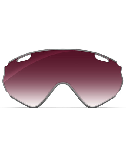 Wine Red Gradient-Non-Polarized