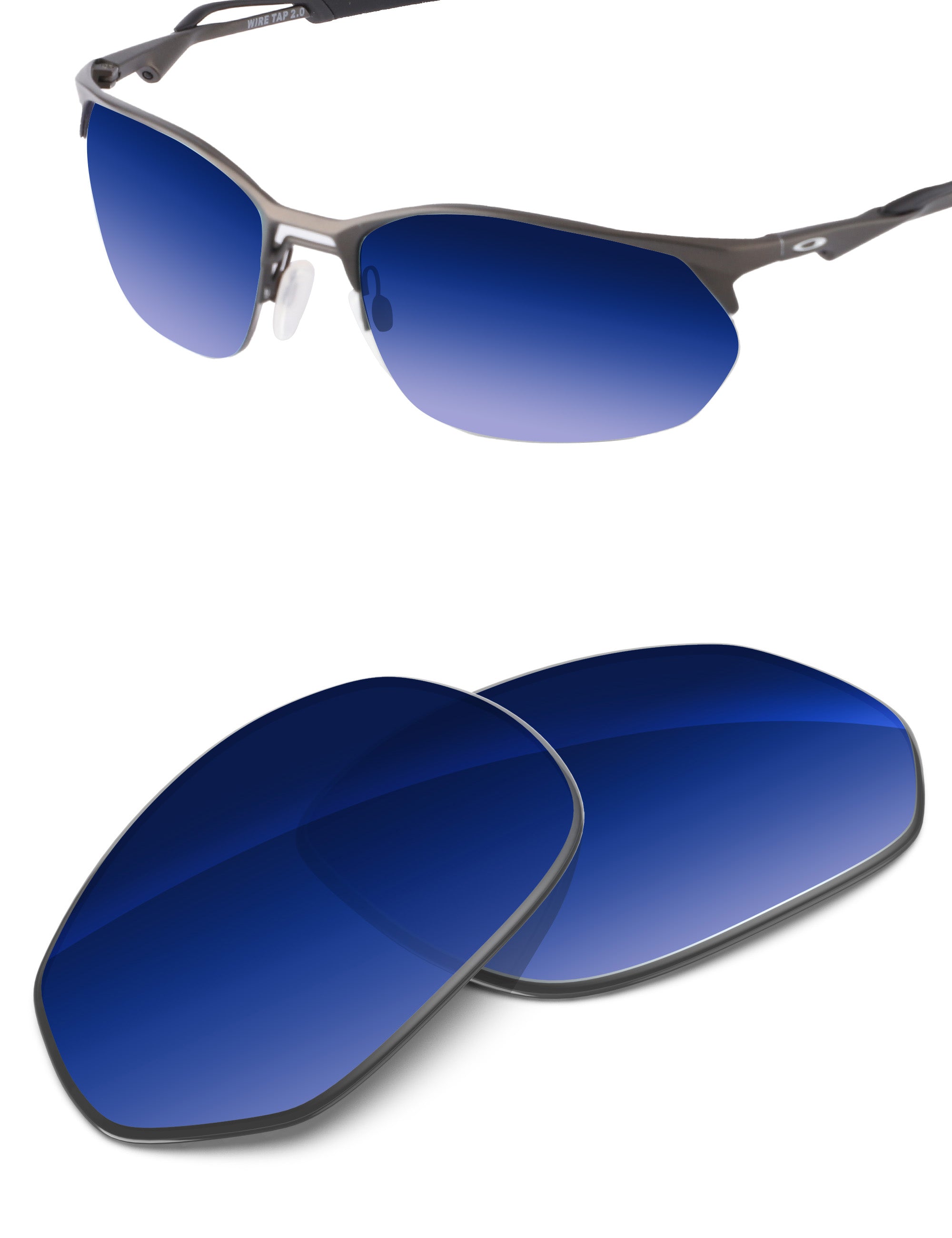 Aqua Blue Gradient-Non-Polarized