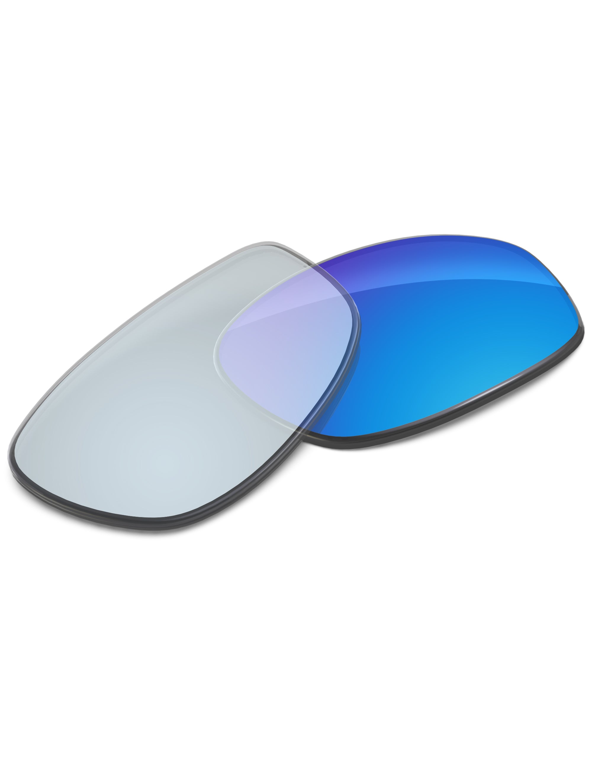 Sky Blue FlashMirror™ Photochromic-Non-Polarized