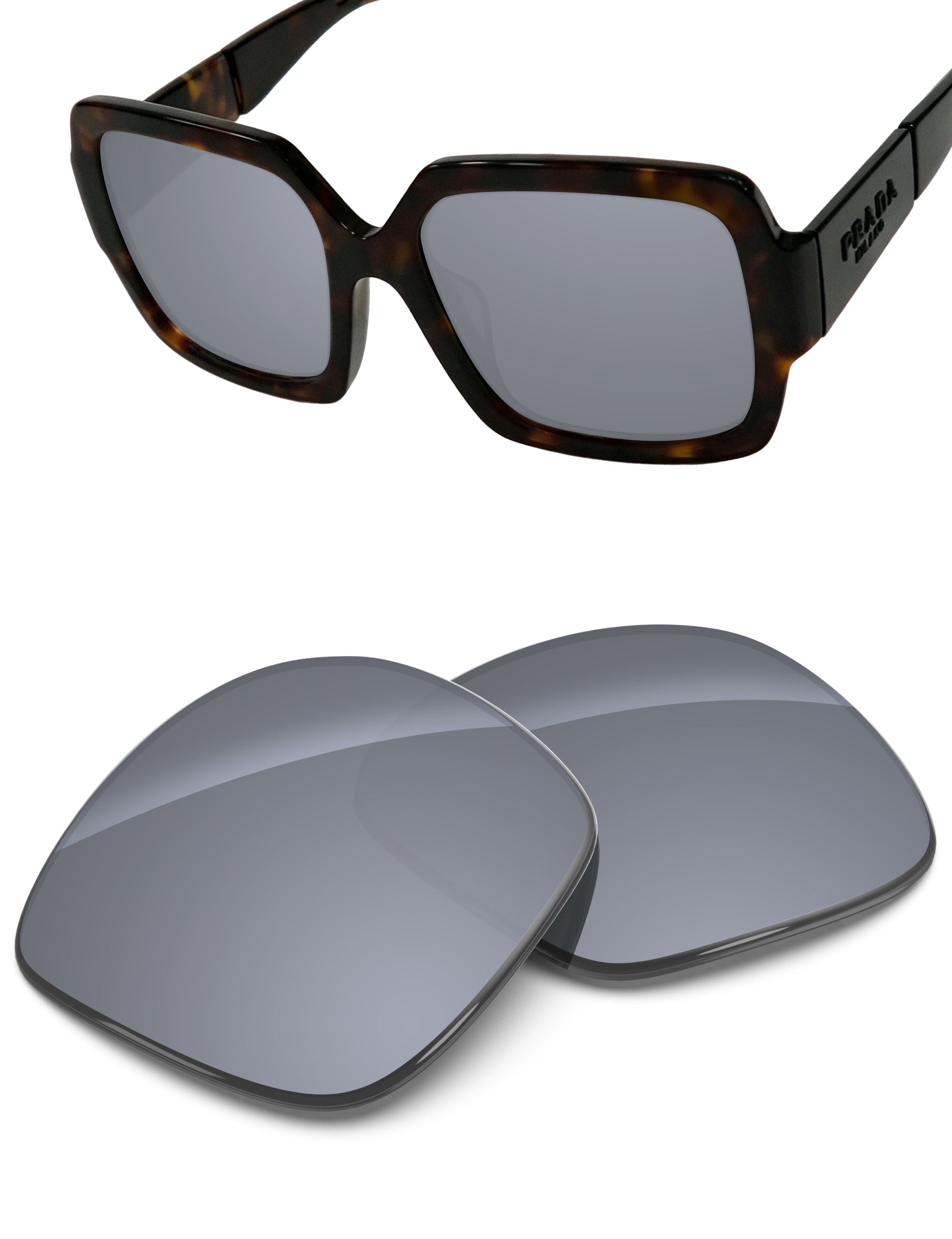 Silver Metallic FlashMirror™-Non-Polarized