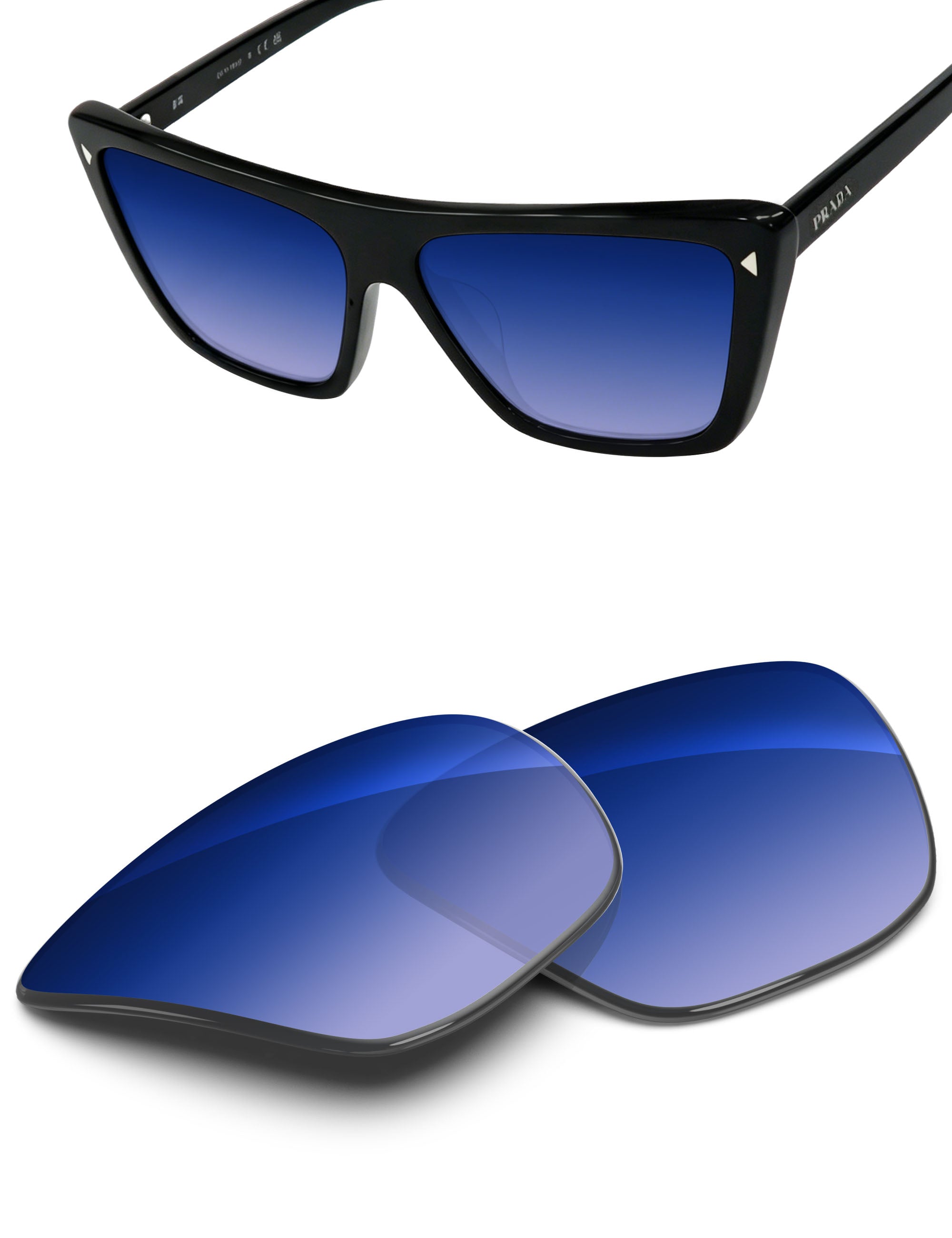 Aqua Blue Gradient-Non-Polarized