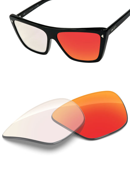 Fire Red FlashMirror™ Photochromic-Non-Polarized