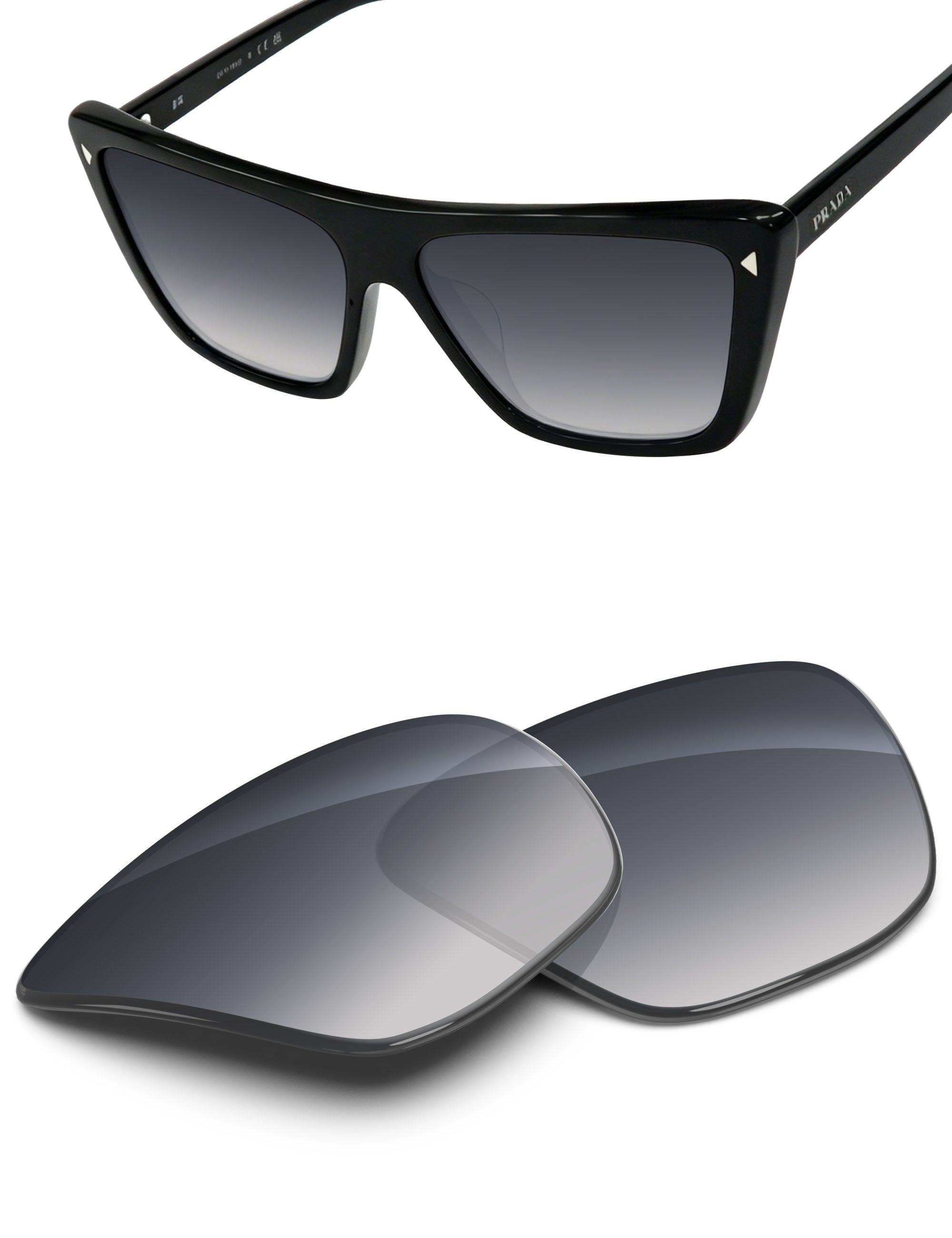 Gray Gradient-Non-Polarized