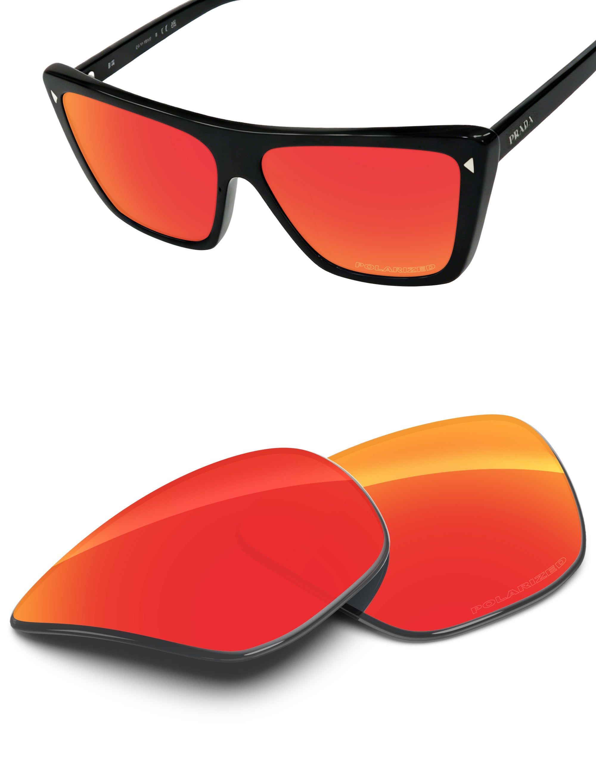 Fire Red FlashMirror™-Polarized