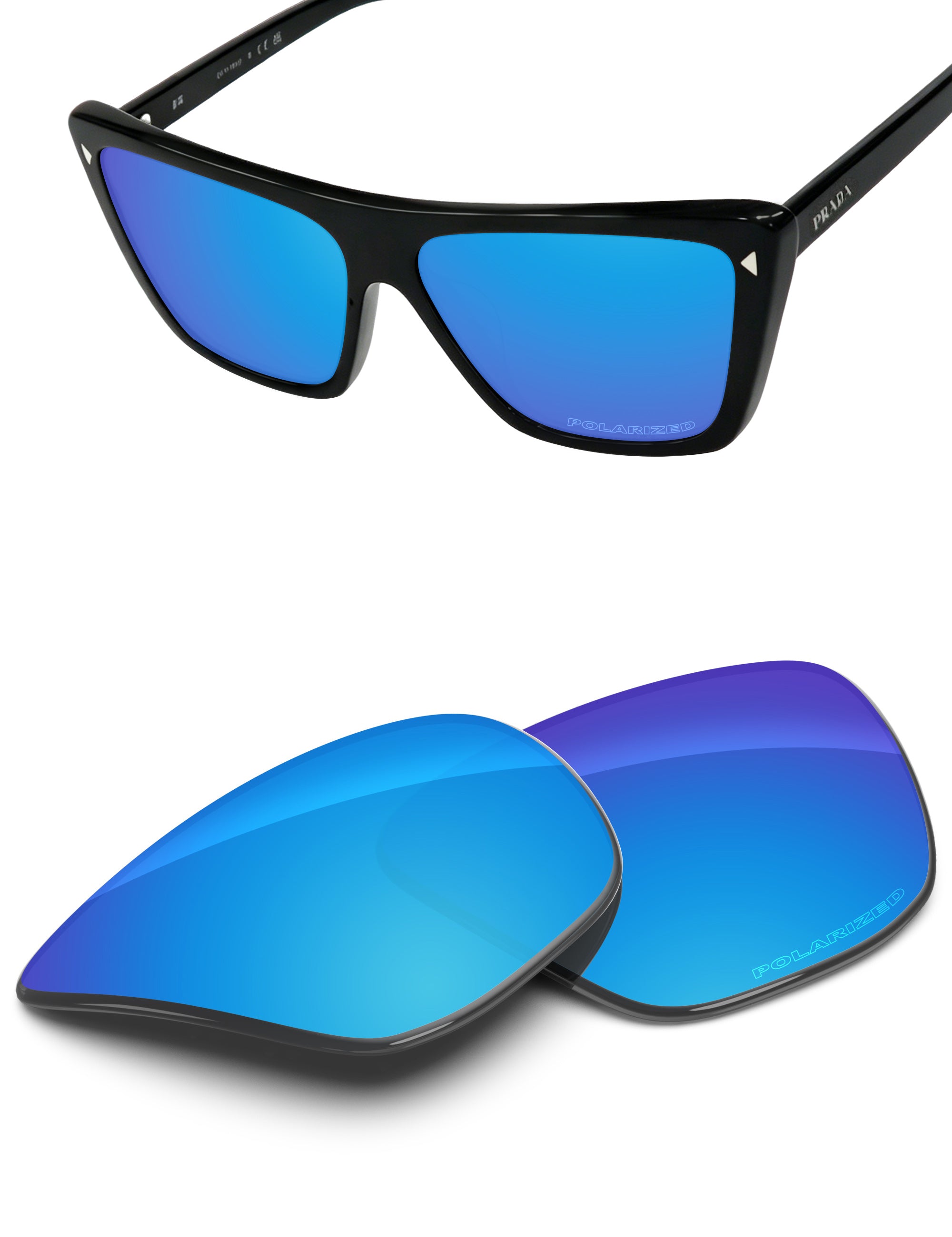 Sky Blue FlashMirror™-Polarized