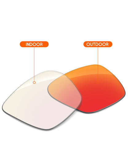 Fire Red FlashMirror™ Photochromic-Non-Polarized