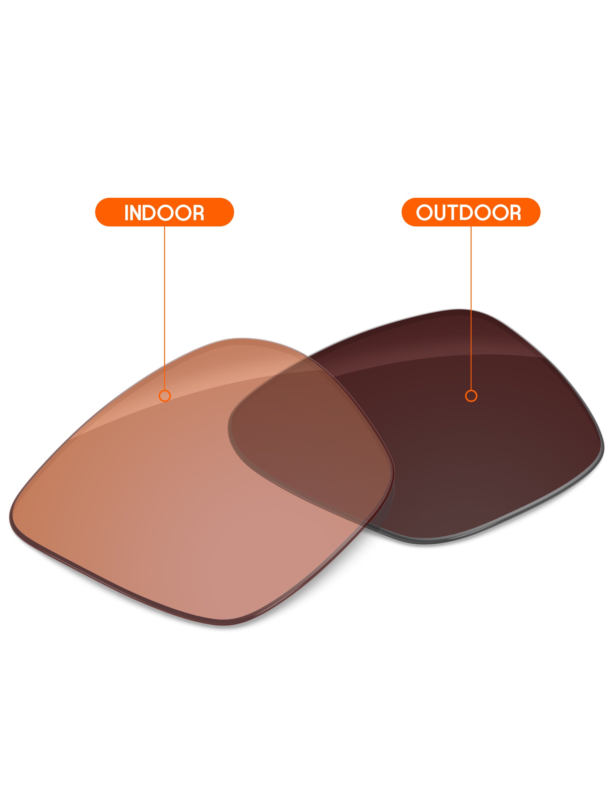 Orange Tint Photochromic-Non-Polarized