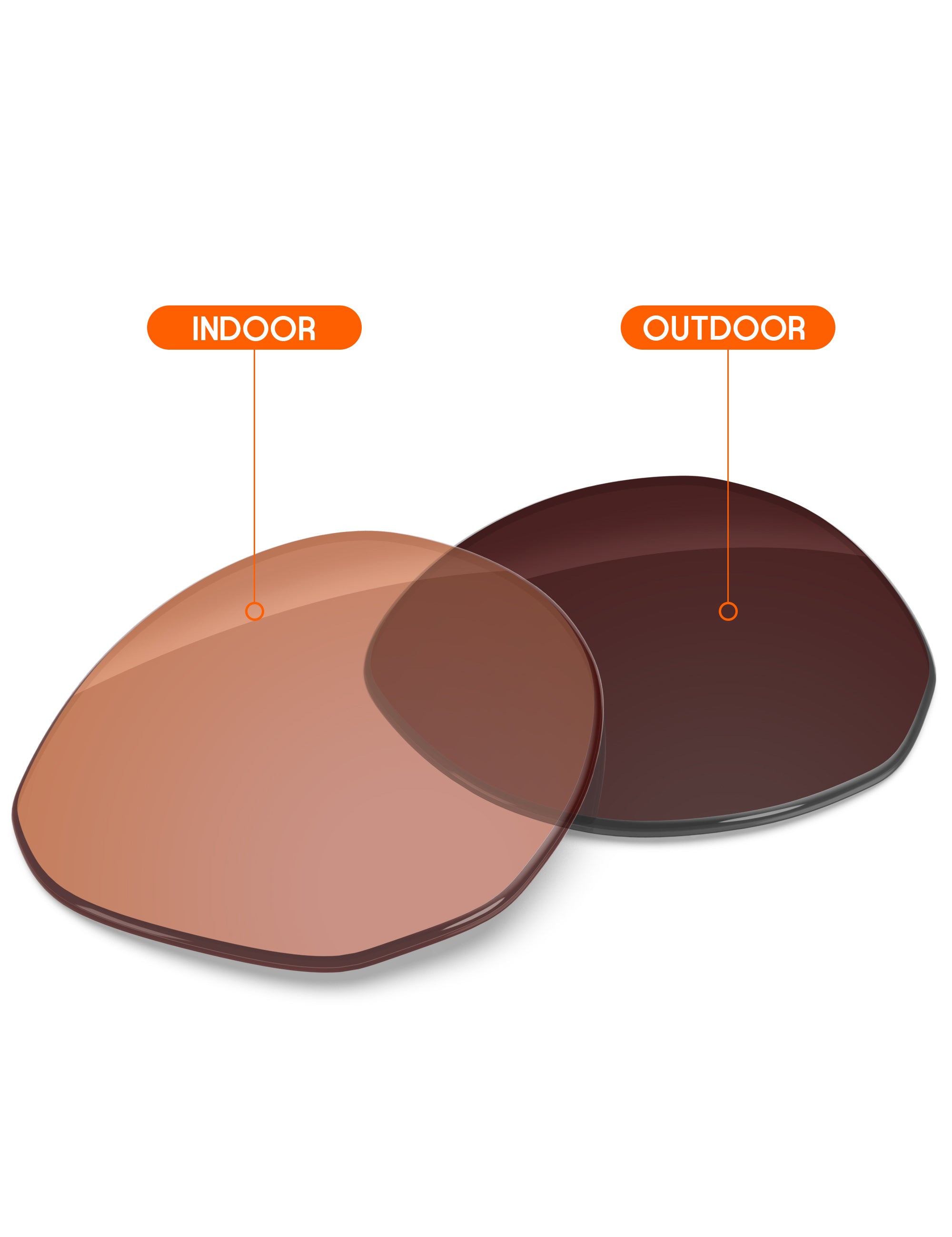 Orange Tint Photochromic-Non-Polarized