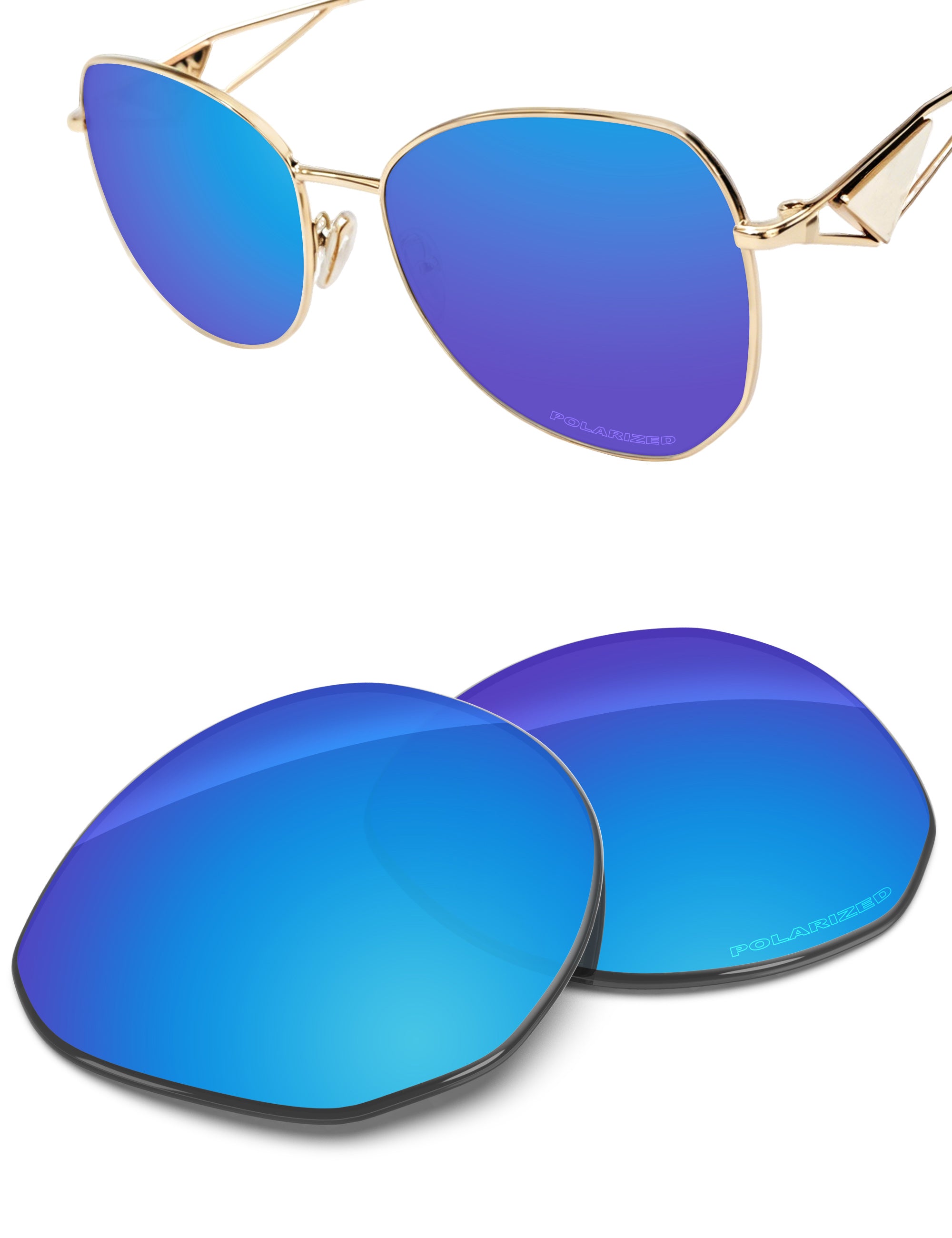 Sky Blue FlashMirror™-Polarized
