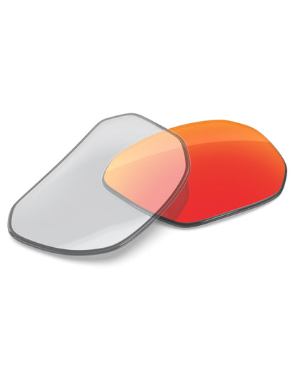 Fire Red FlashMirror™ Photochromic-Non-Polarized