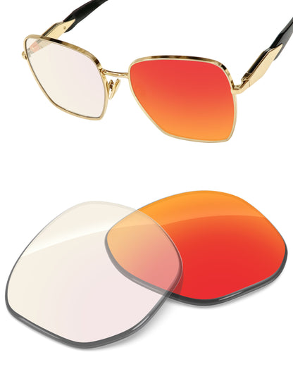 Fire Red FlashMirror™ Photochromic-Non-Polarized