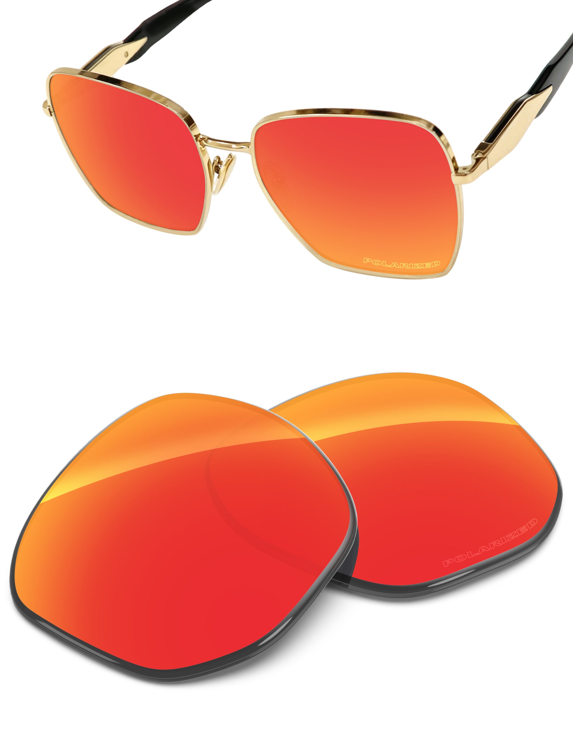 Fire Red FlashMirror™-Polarized