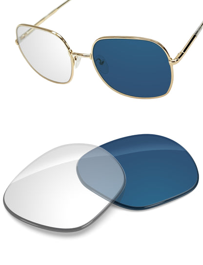 Replacement Lenses for Prada SPR 67X PR67XS 58mm