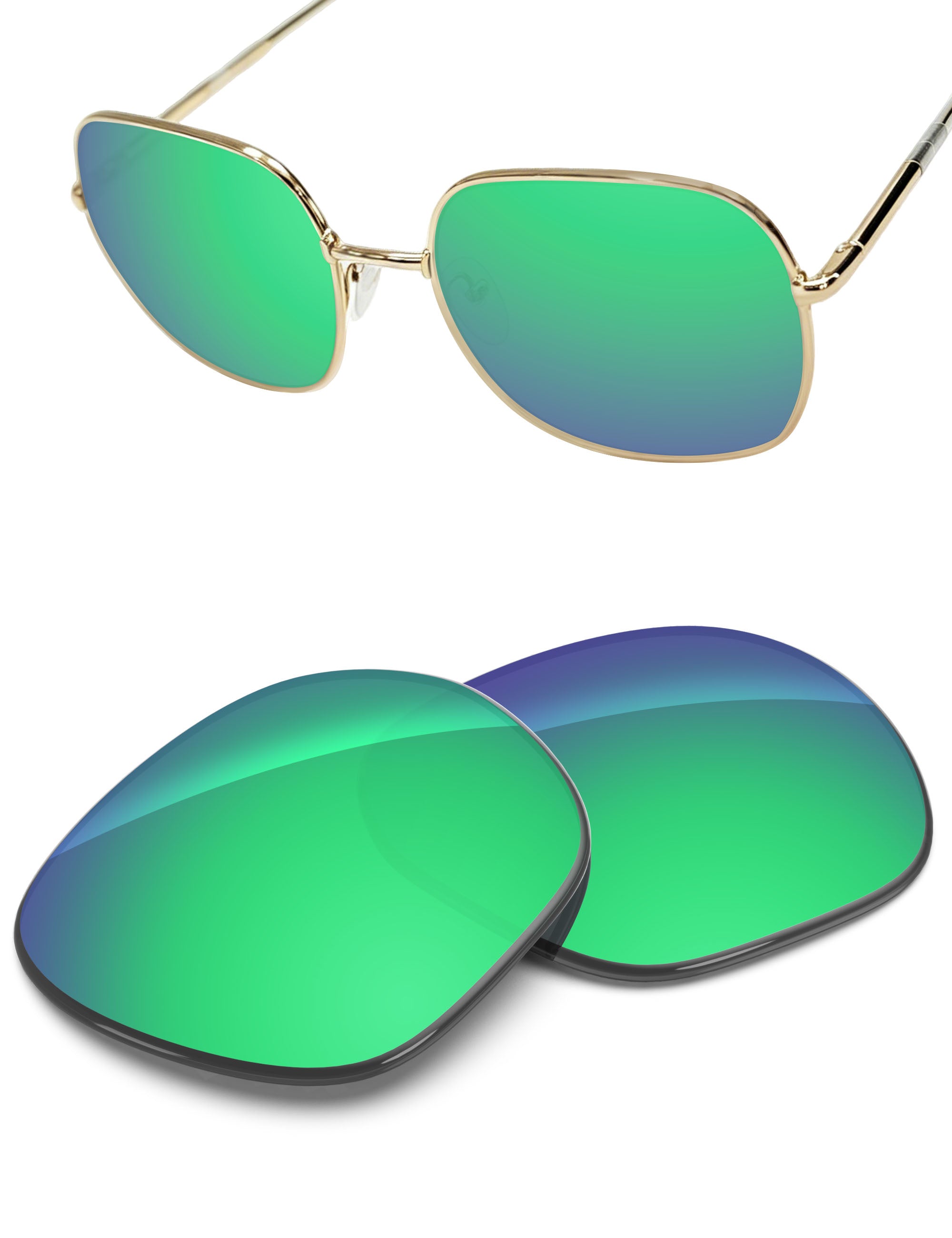 Replacement Lenses for Prada SPR 67X PR67XS 58mm