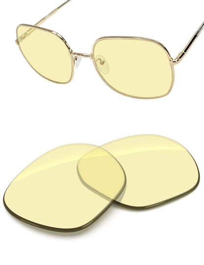 Replacement Lenses for Prada SPR 67X PR67XS 58mm
