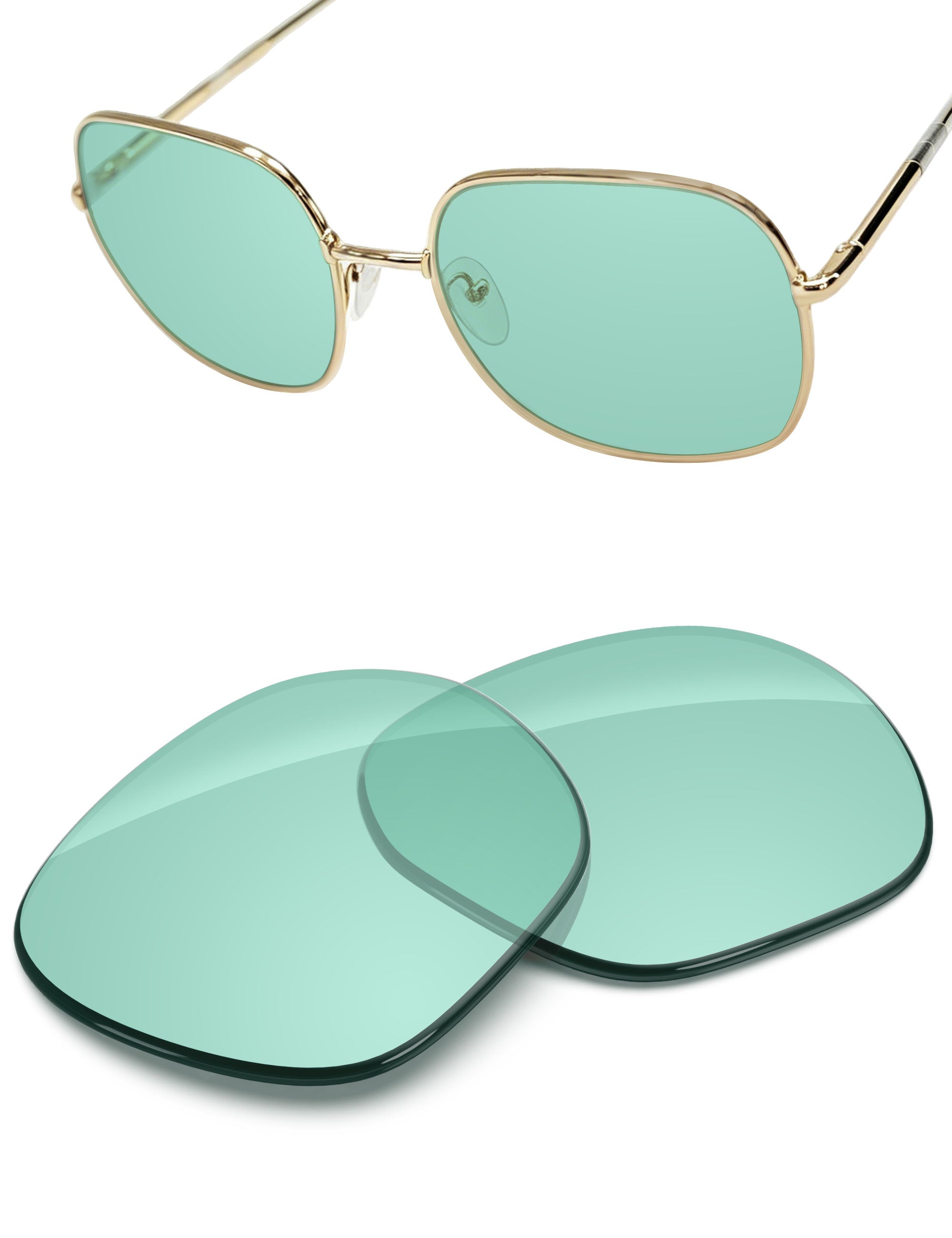 Replacement Lenses for Prada SPR 67X PR67XS 58mm