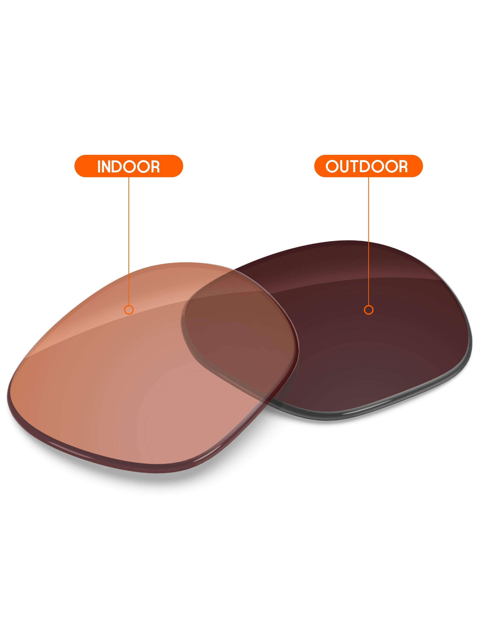 Orange Tint Photochromic-Non-Polarized