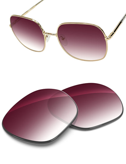 Replacement Lenses for Prada SPR 67X PR67XS 58mm