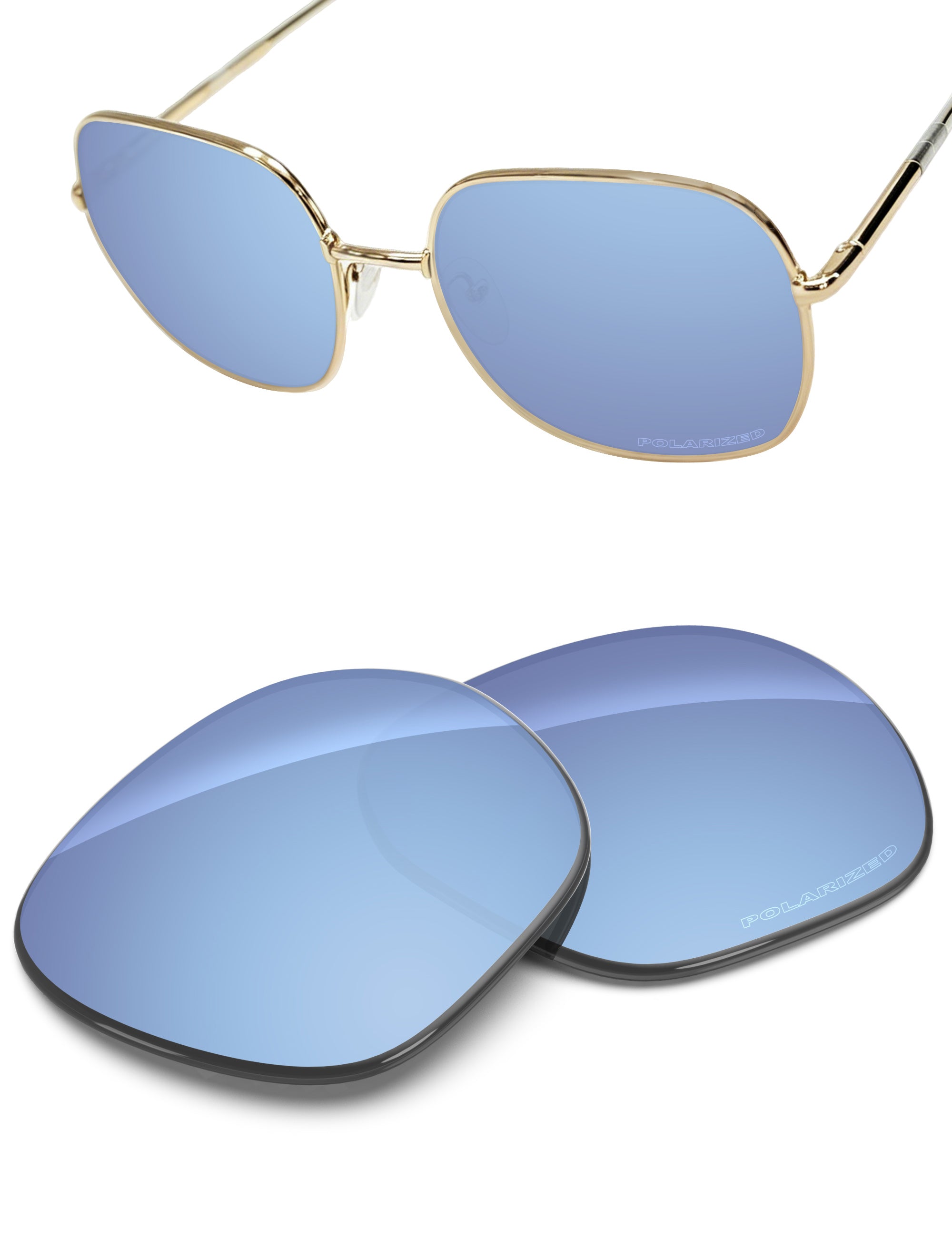 Replacement Lenses for Prada SPR 67X PR67XS 58mm