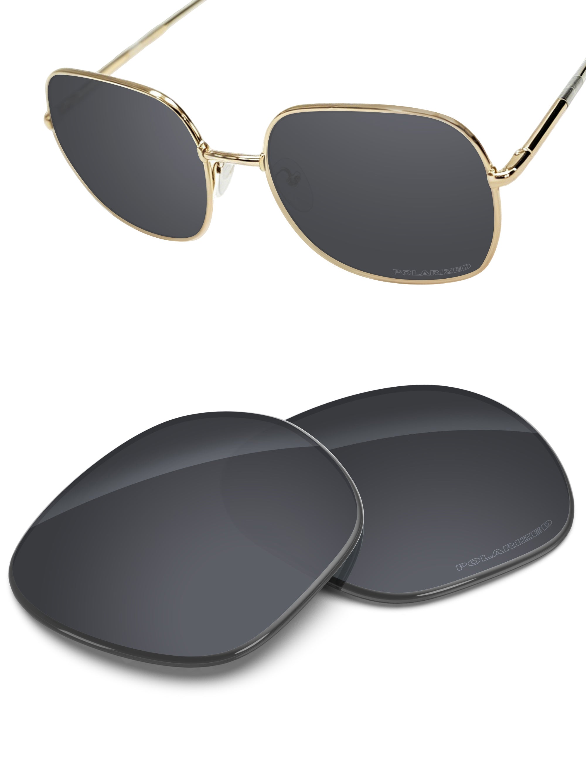 Replacement Lenses for Prada SPR 67X PR67XS 58mm