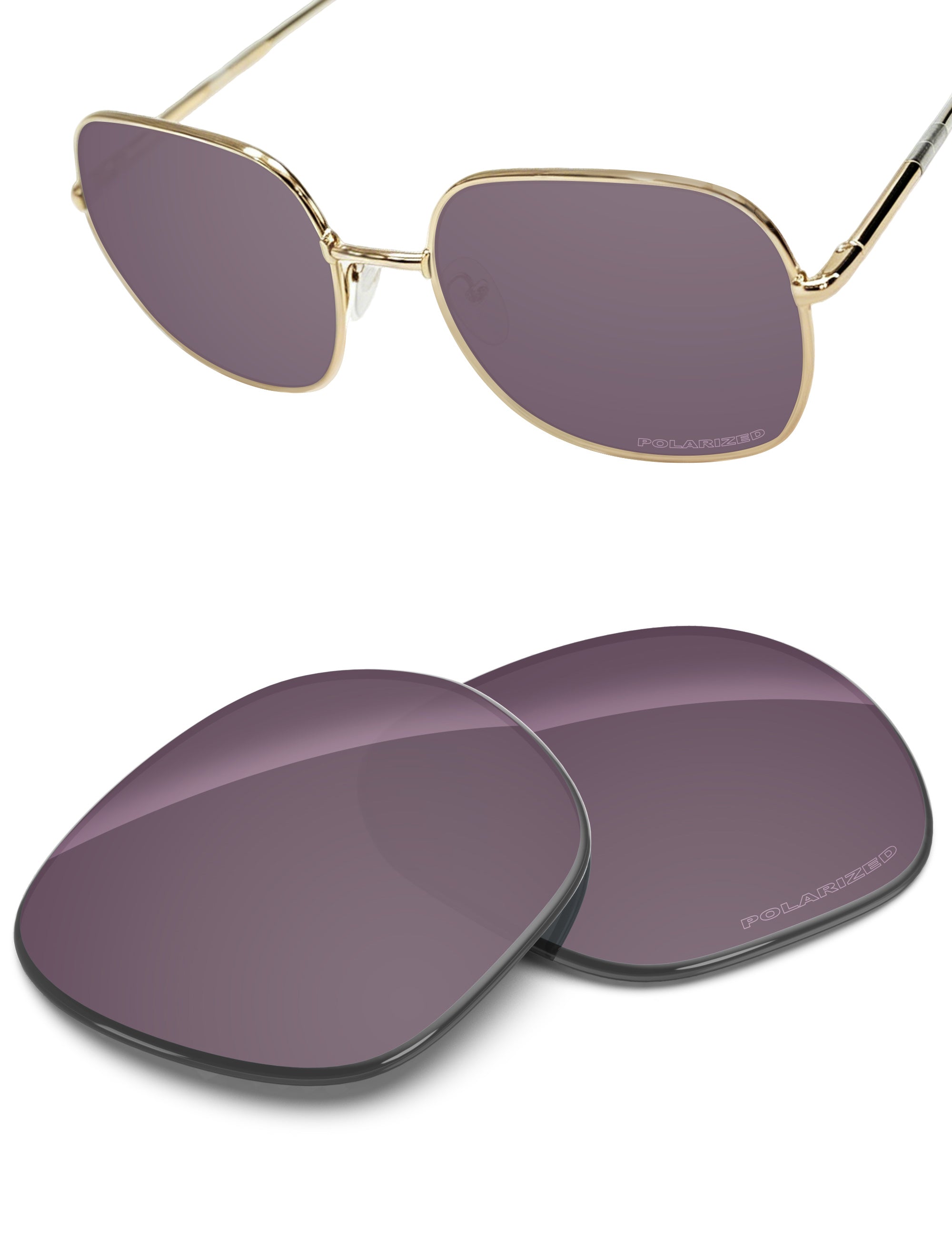 Replacement Lenses for Prada SPR 67X PR67XS 58mm