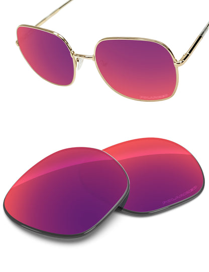 Replacement Lenses for Prada SPR 67X PR67XS 58mm