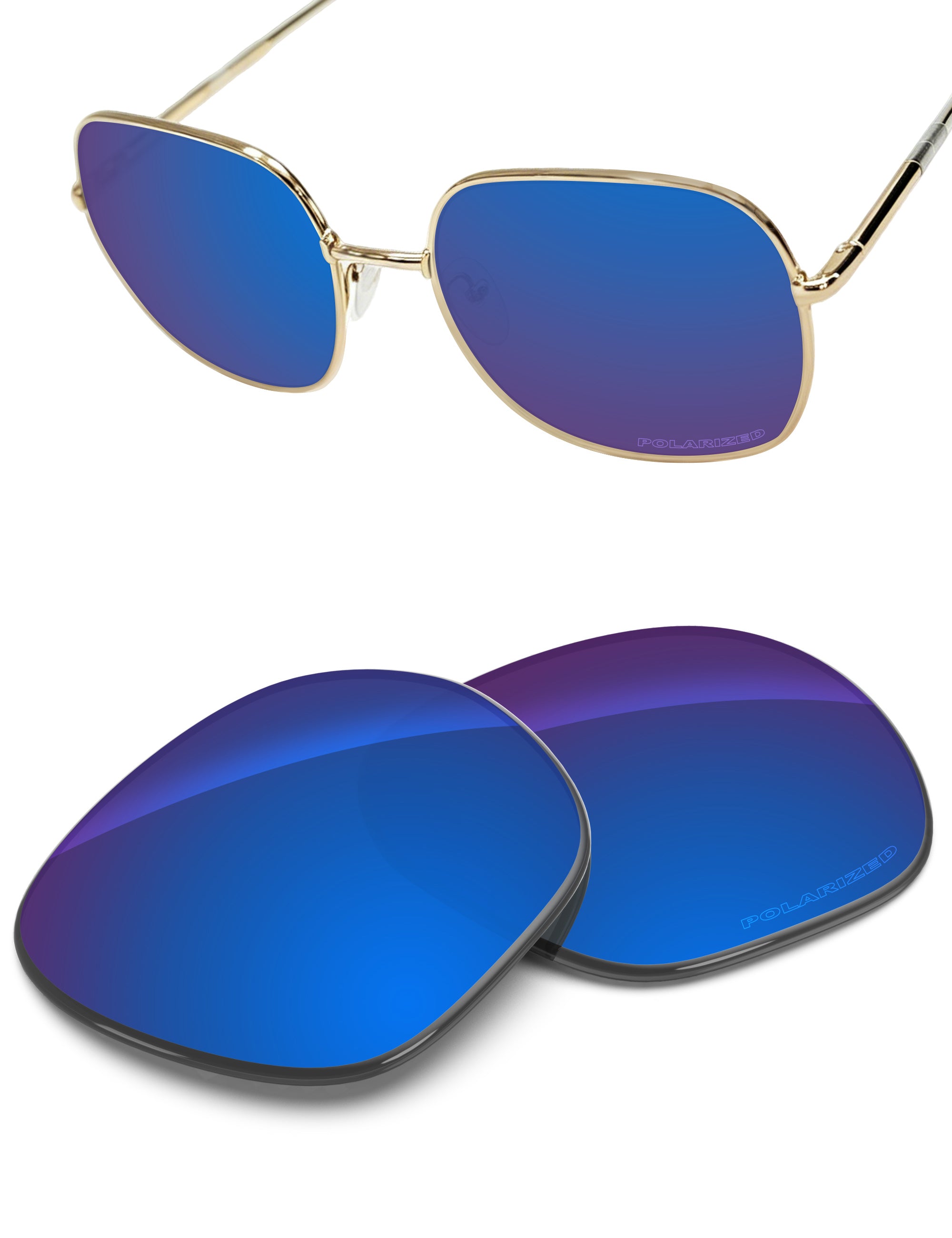 Replacement Lenses for Prada SPR 67X PR67XS 58mm