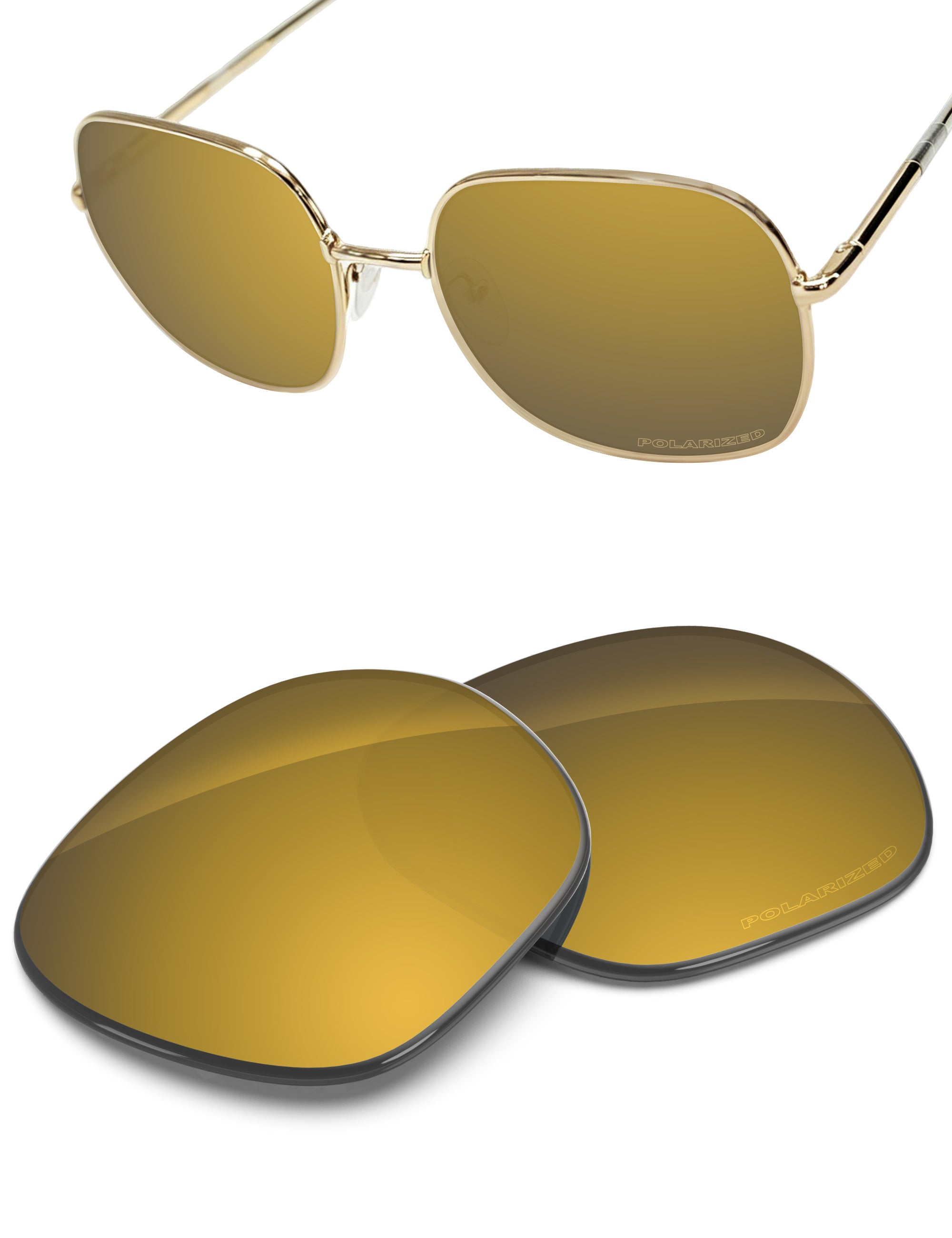 Replacement Lenses for Prada SPR 67X PR67XS 58mm