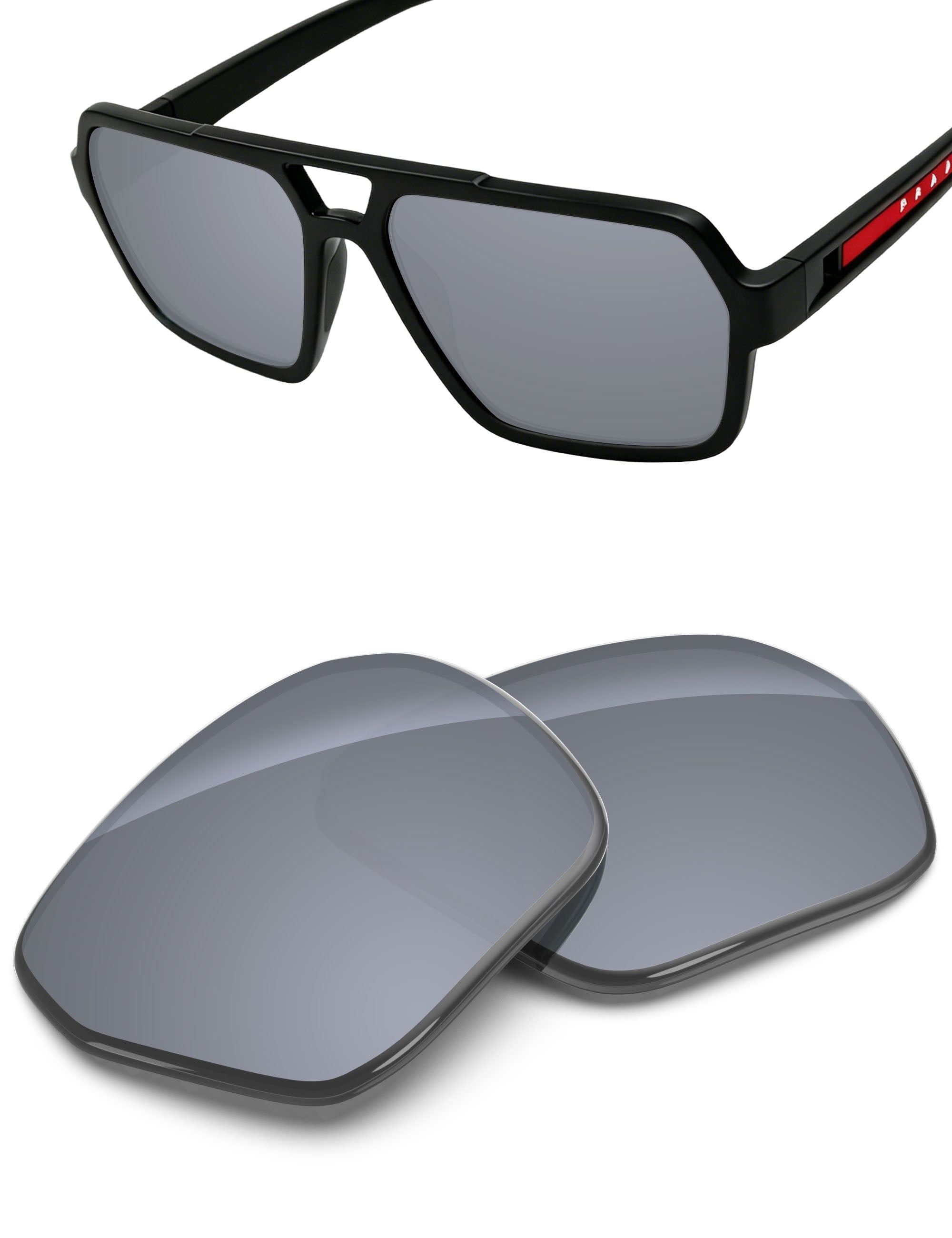 Silver Metallic FlashMirror™-Non-Polarized