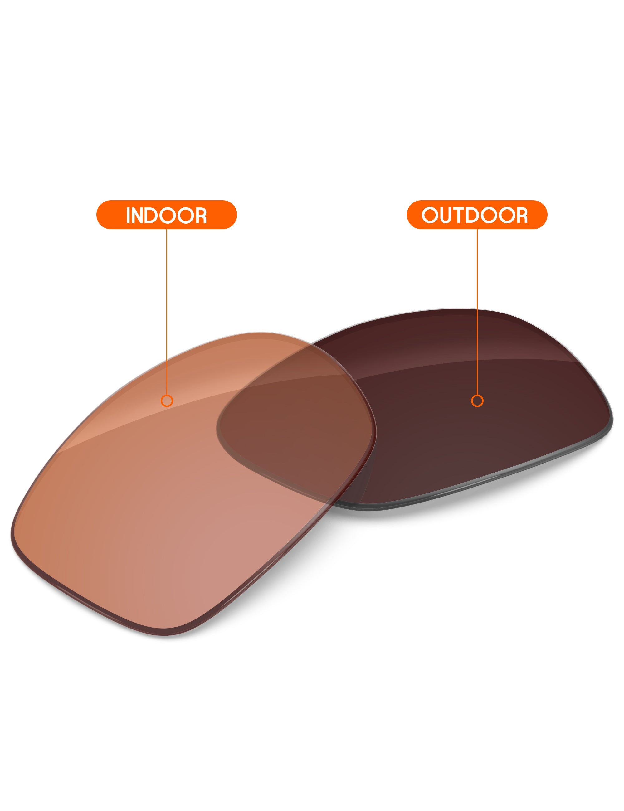 Orange Tint Photochromic-Non-Polarized