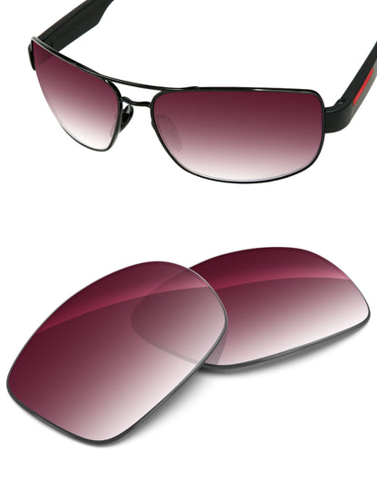 Wine Red Gradient-Non-Polarized