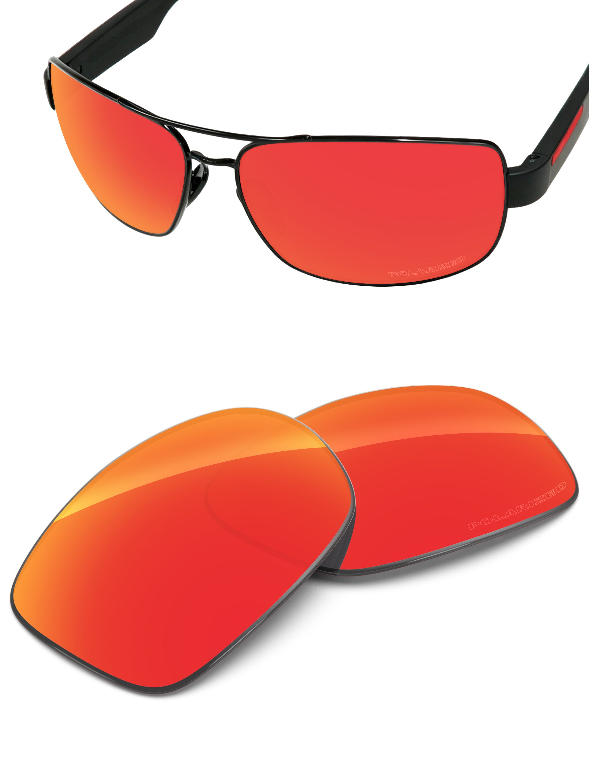 Fire Red FlashMirror™-Polarized