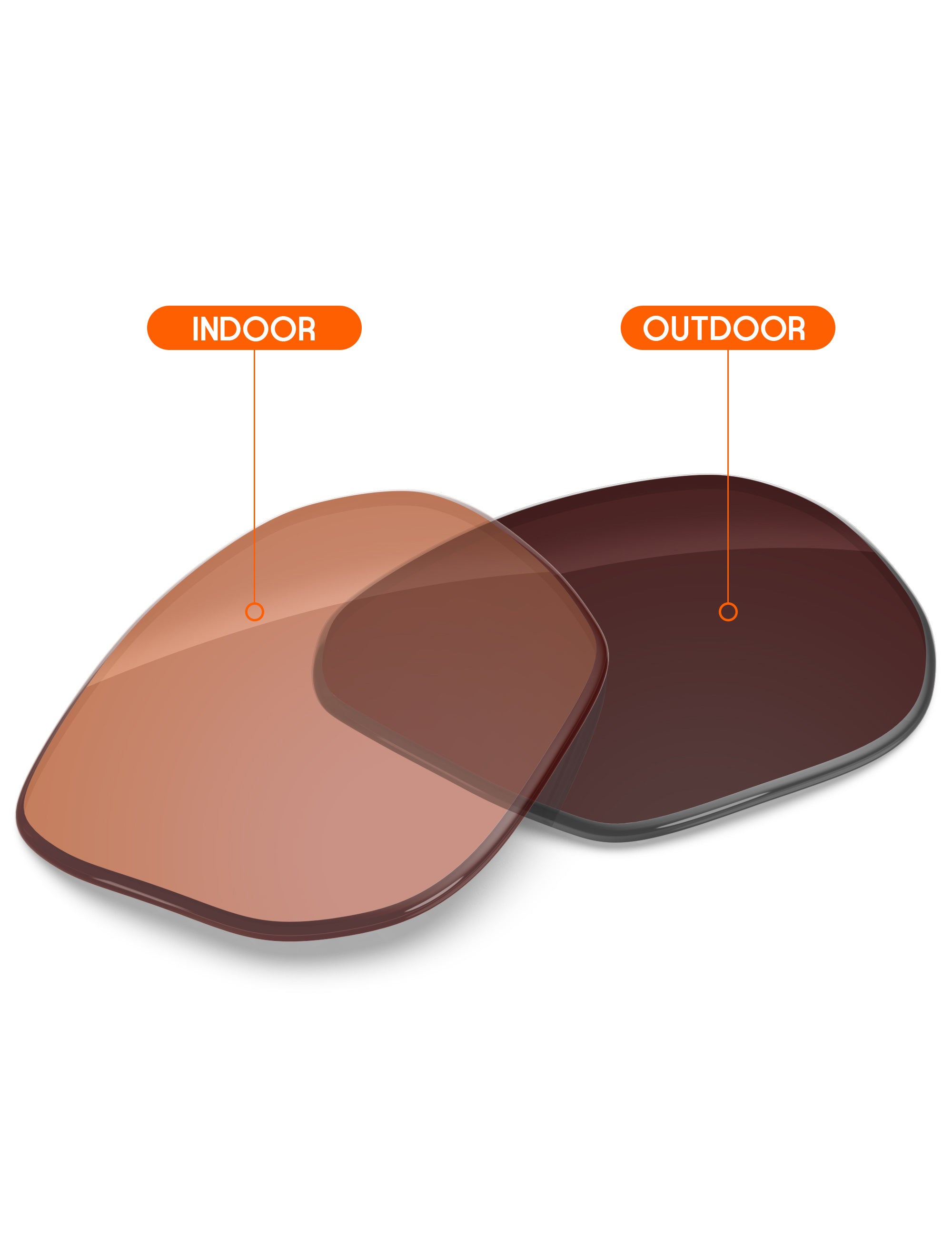 Orange Tint Photochromic-Non-Polarized