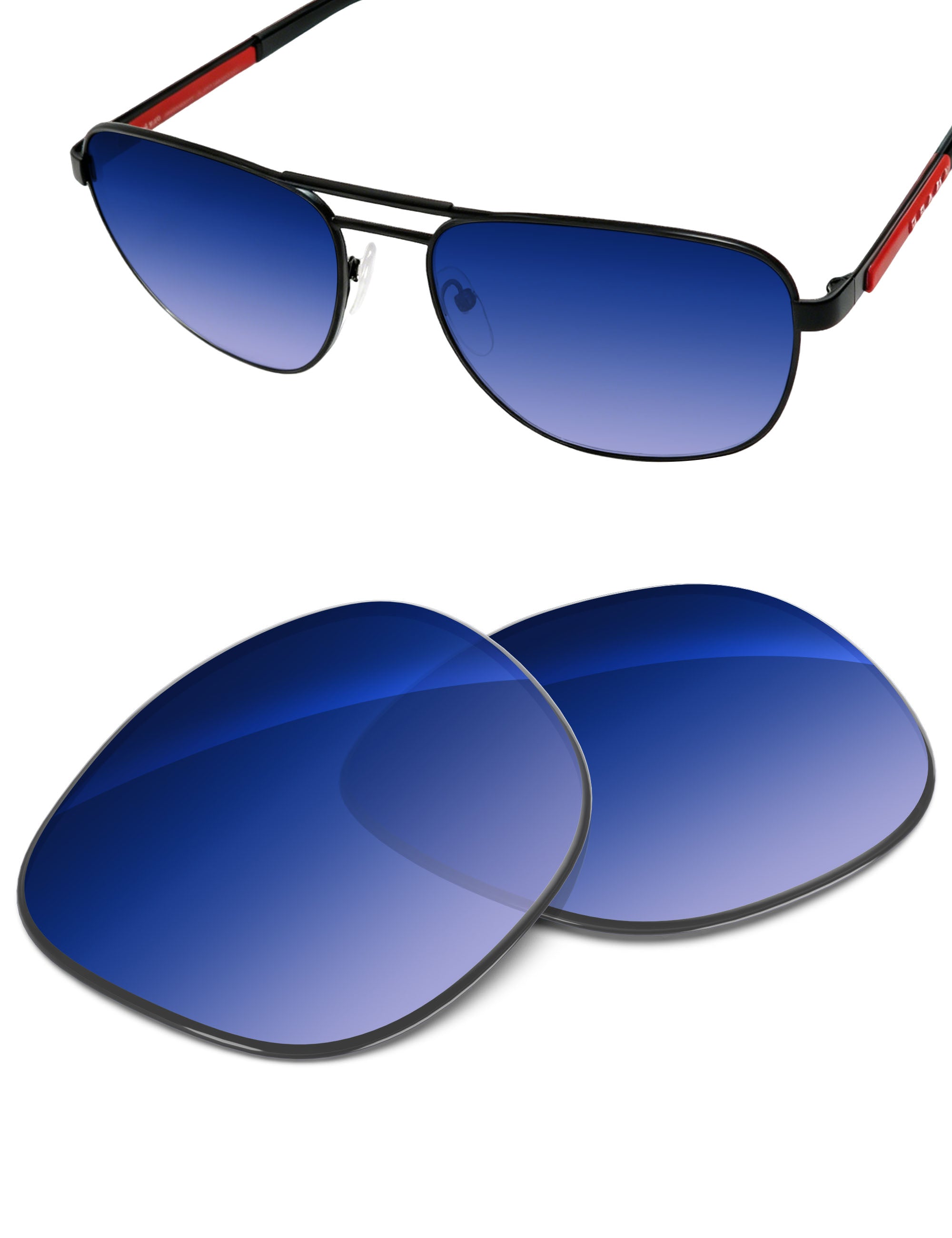 Aqua Blue Gradient-Non-Polarized