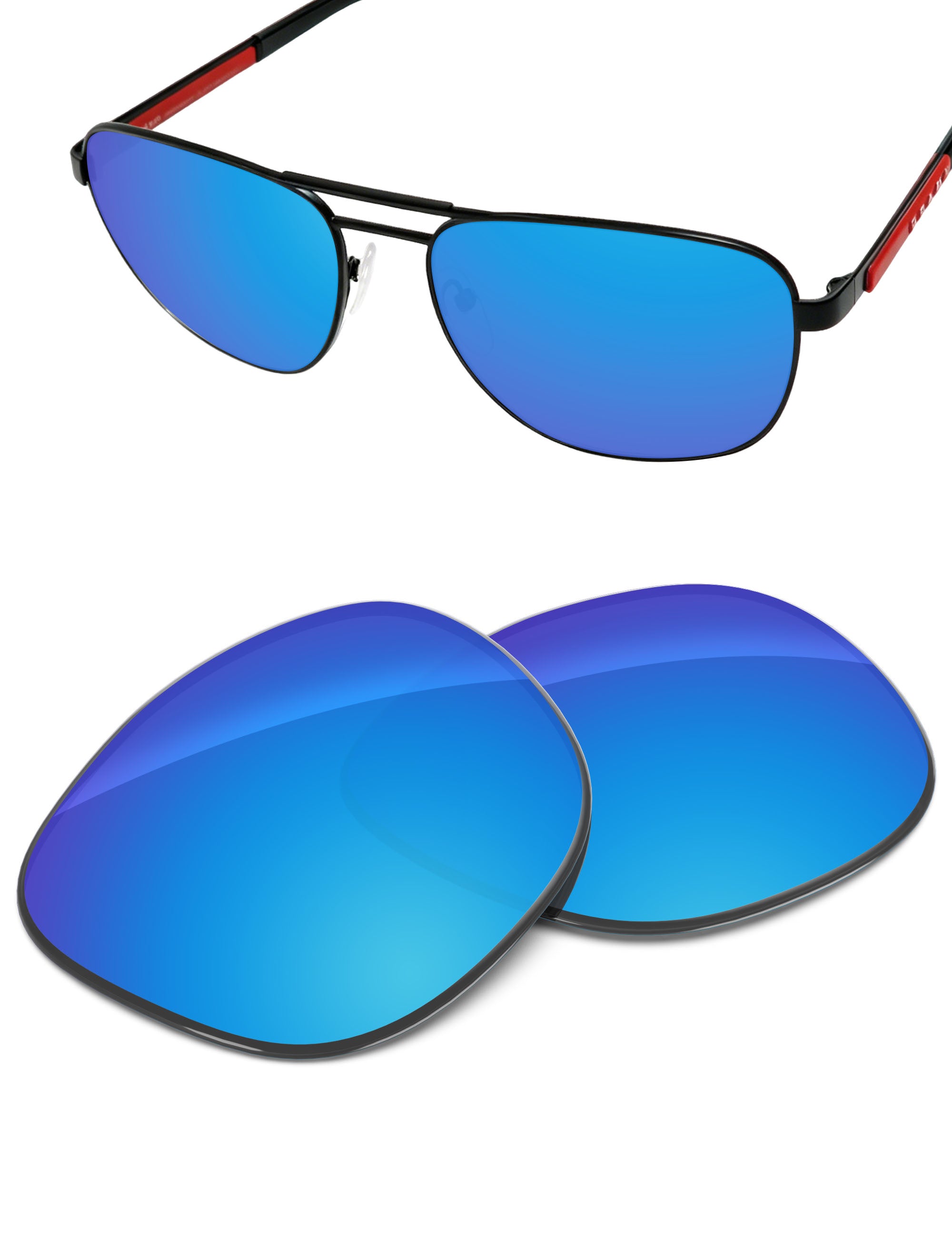 Sky Blue FlashMirror™-Non-Polarized