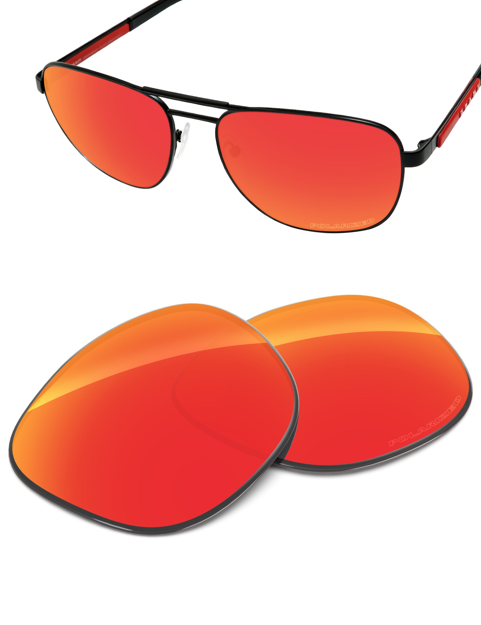 Fire Red FlashMirror™-Polarized