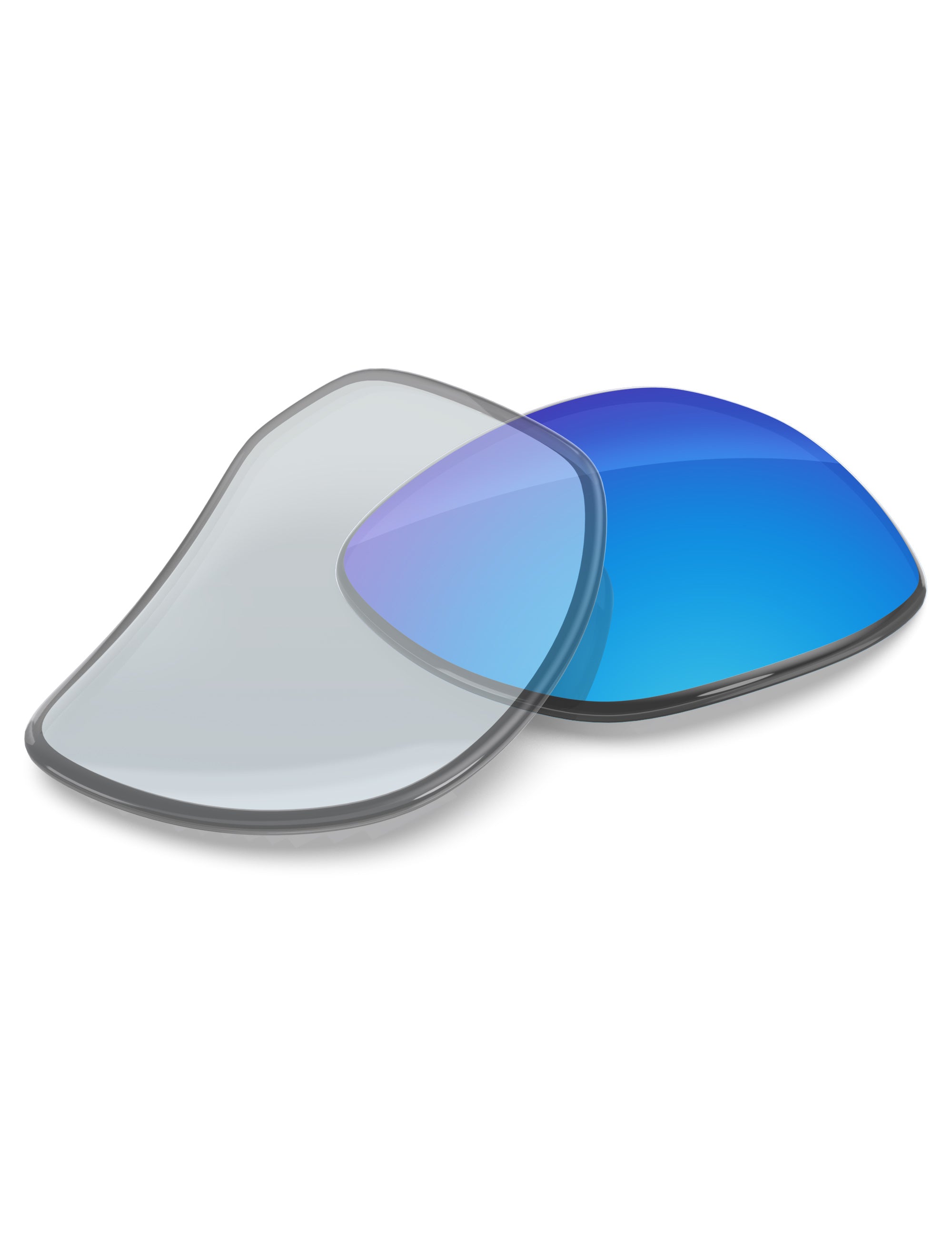 Sky Blue FlashMirror™ Photochromic-Non-Polarized